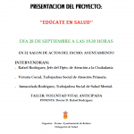 Presentación del proyecto ‘Edúcate en Salud’ en Belmez